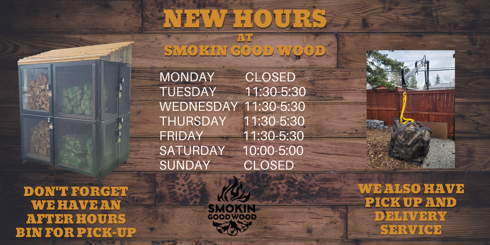Smokin Good Wood Premium Firewood Sales