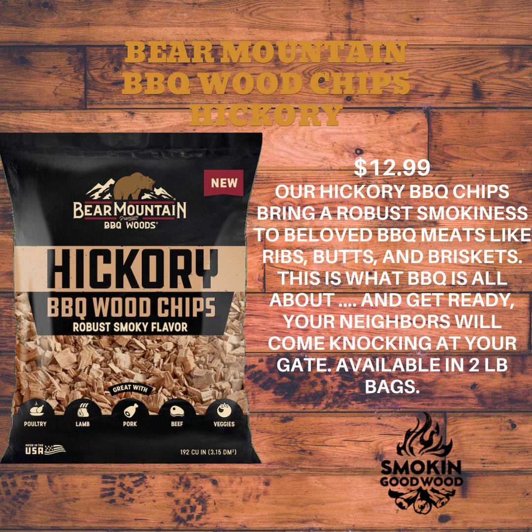 Bear Mountain BBQ Wood Chips - Smokin Good Wood