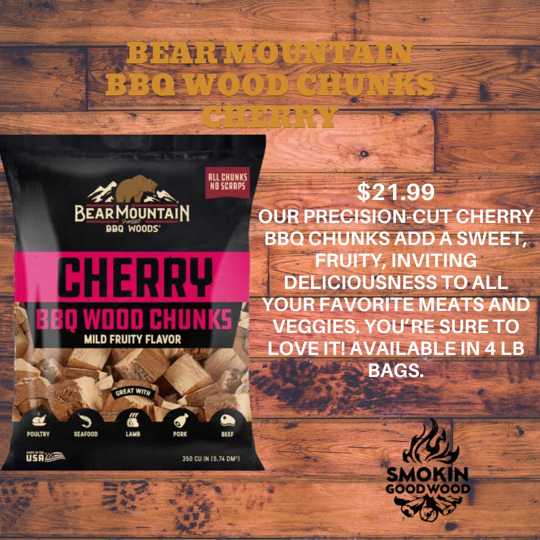Bear Mountain BBQ Wood Chunks - Smokin Good Wood