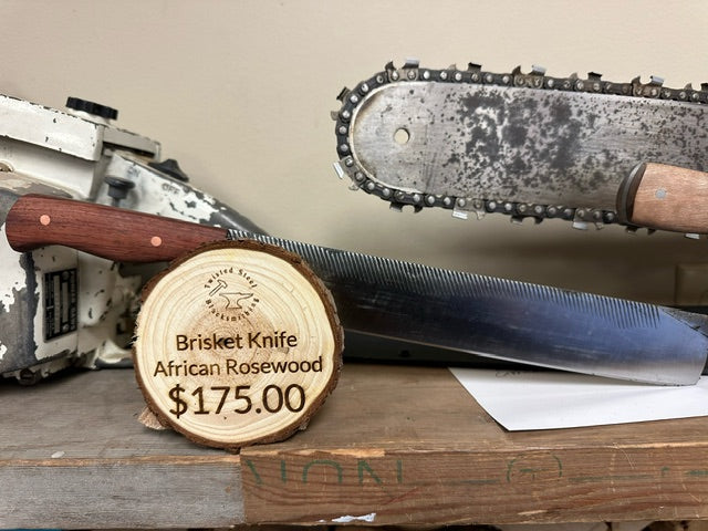 Twisted Steel Blacksmithing Knives