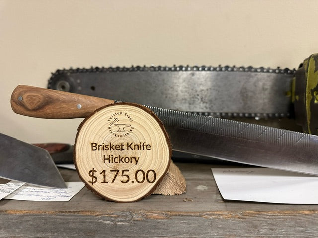 Twisted Steel Blacksmithing Knives