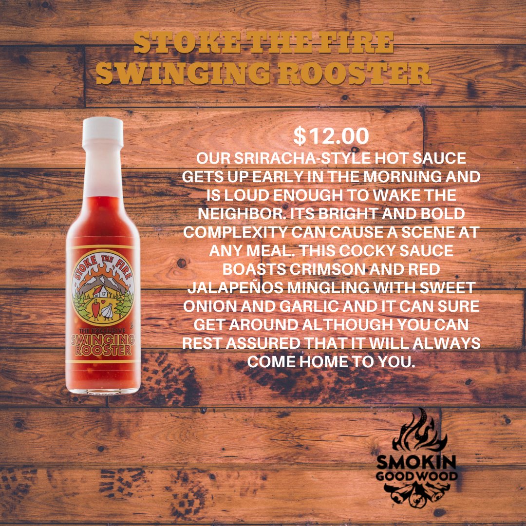 Stoke the Fire Hot sauce - Smokin Good Wood