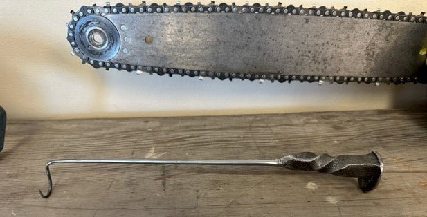 Custom built meat turner - Smokin Good Wood