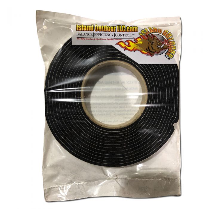 FireBlack Self-Stick Gasket Kit For Weber Smokey Mountain (WSM) & Kettle – Model FB12-SSWSM