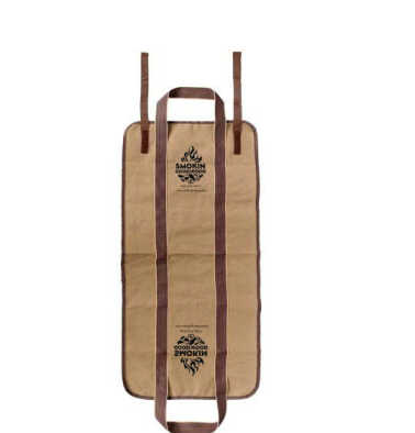 Firewood log carrying bag - Smokin Good Wood