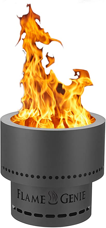 Flame Genie - Wood Pellet Fire Pit 16" - Smokin Good Wood