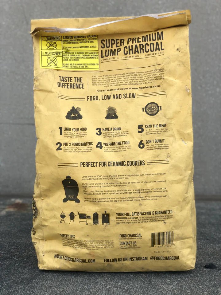 Fogo Super Premium Lump Charcoal (17.6lbs) - Smokin Good Wood