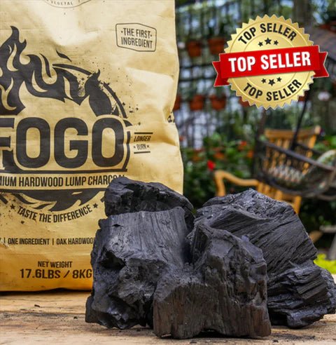 Fogo Super Premium Lump Charcoal (17.6lbs) - Smokin Good Wood
