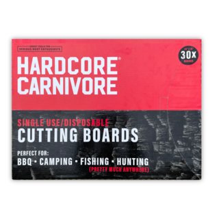 Hardcore Carnivore Disposable Cutting Boards - Smokin Good Wood