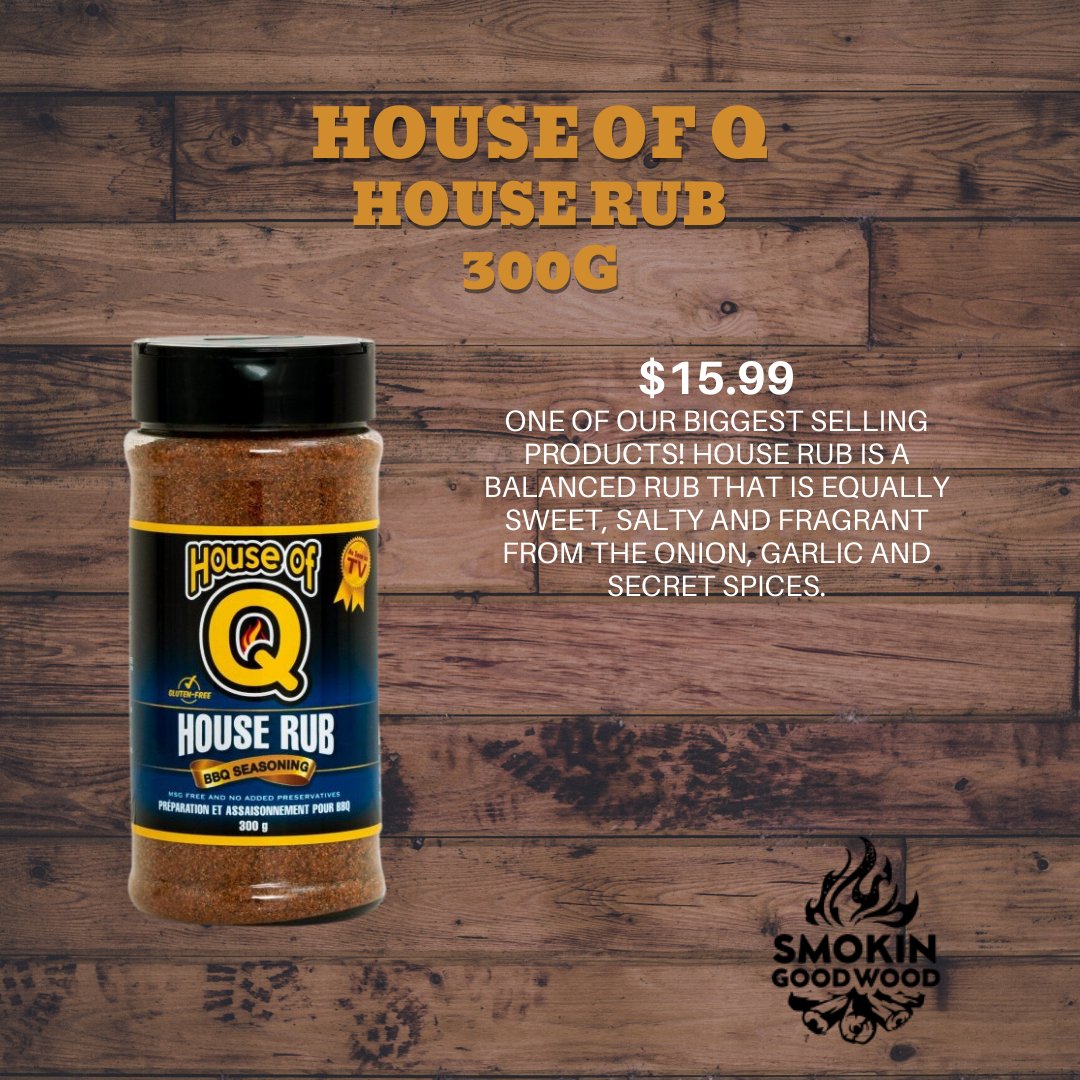 House of Q Rubs - Smokin Good Wood