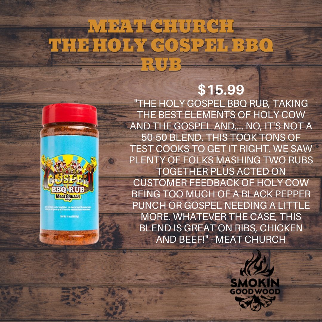 Meat Church BBQ Rubs Smokin Good Wood