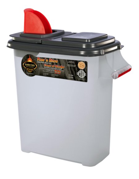 Pour'n Store Pellet Dispenser Bin 20lb - Smokin Good Wood