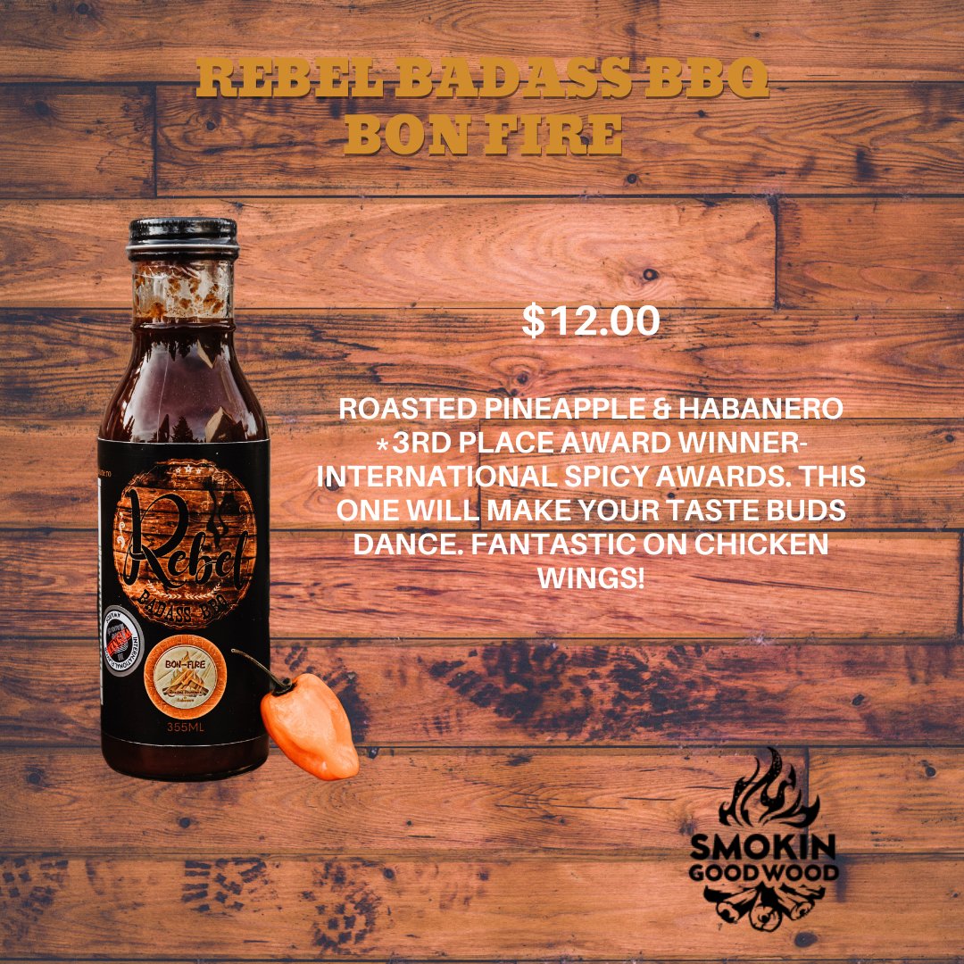 Rebel Badass BBQ Sauce - Smokin Good Wood
