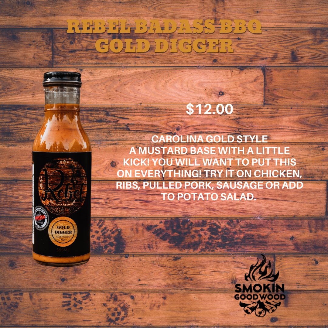 Rebel Badass BBQ Sauce - Smokin Good Wood