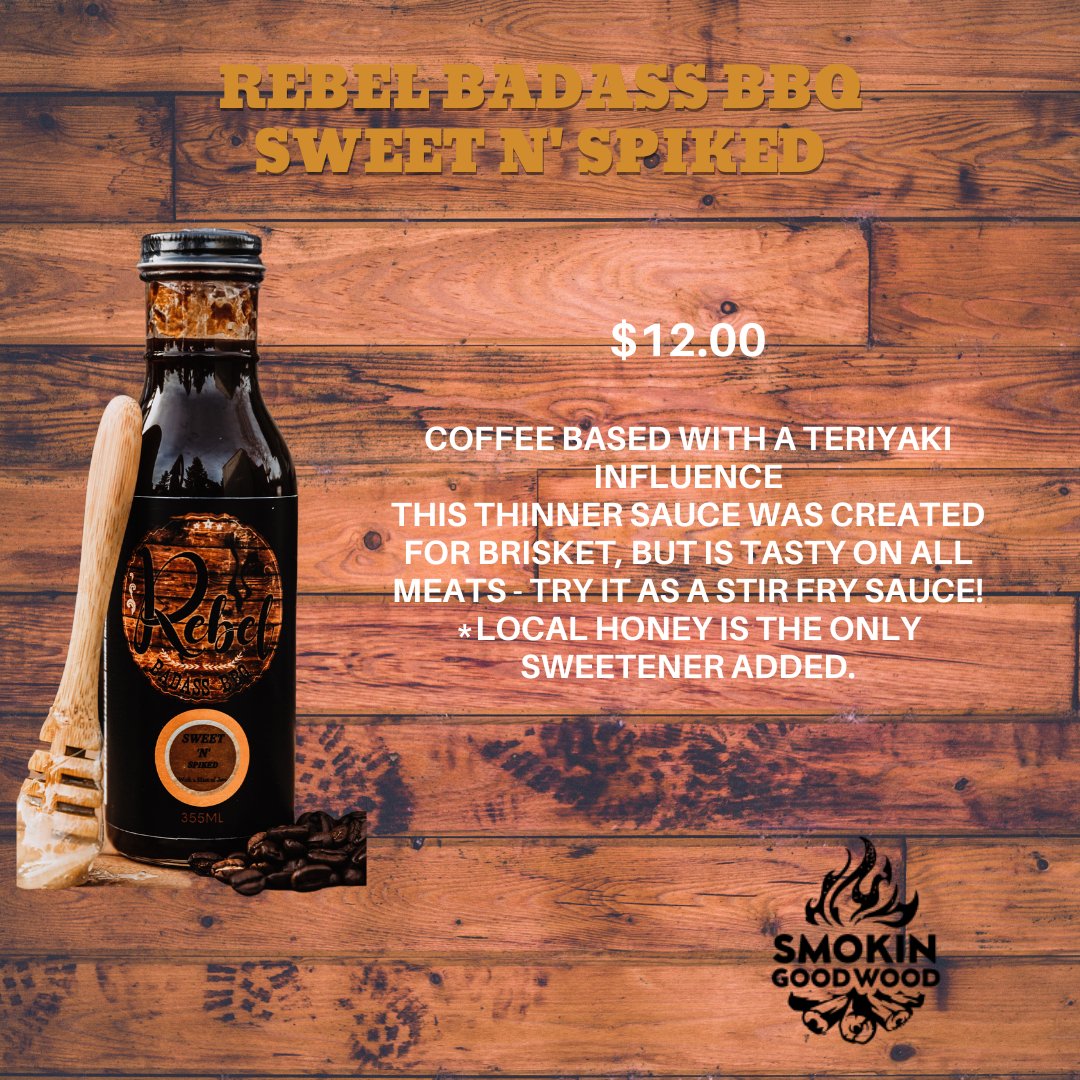 Rebel Badass BBQ Sauce - Smokin Good Wood