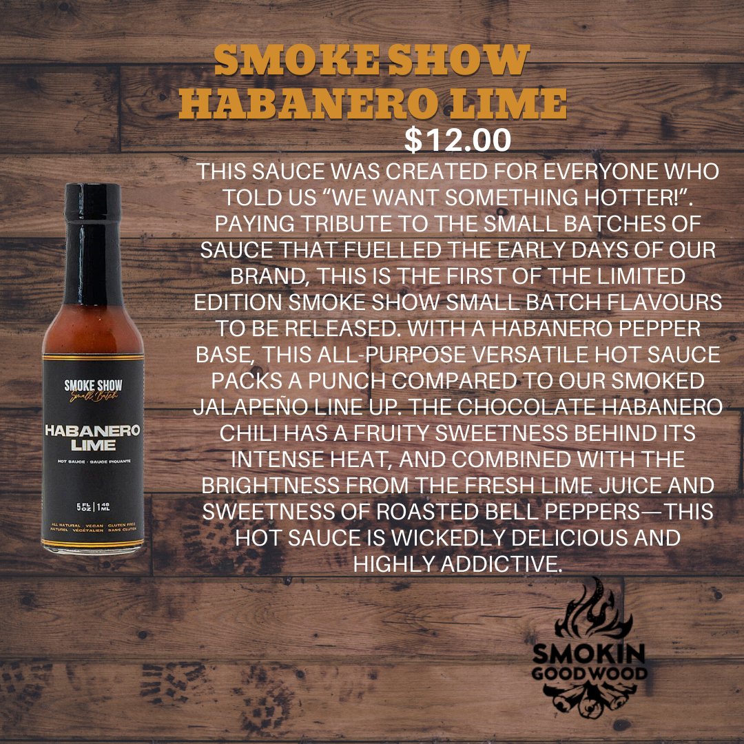 Smoke Show Hot Sauce - Smokin Good Wood