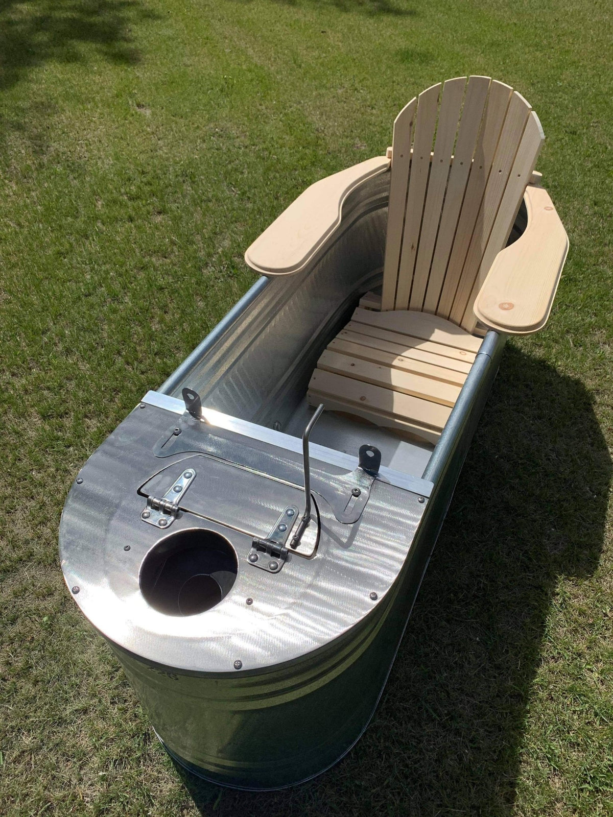 The &quot;Lone Ranger&quot; wood fired hot tub - Smokin Good Wood