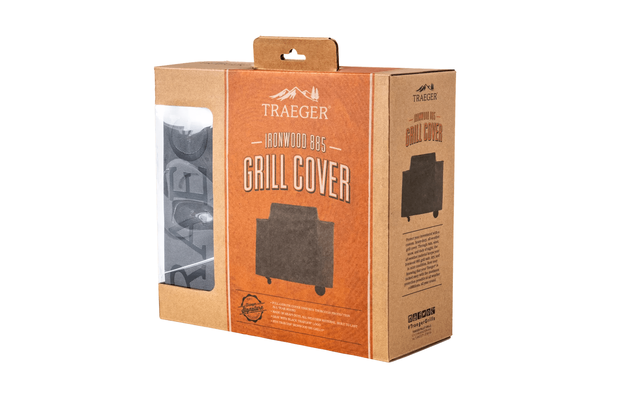 Traeger Ironwood 885 Grill Cover - Full-length - Smokin Good Wood