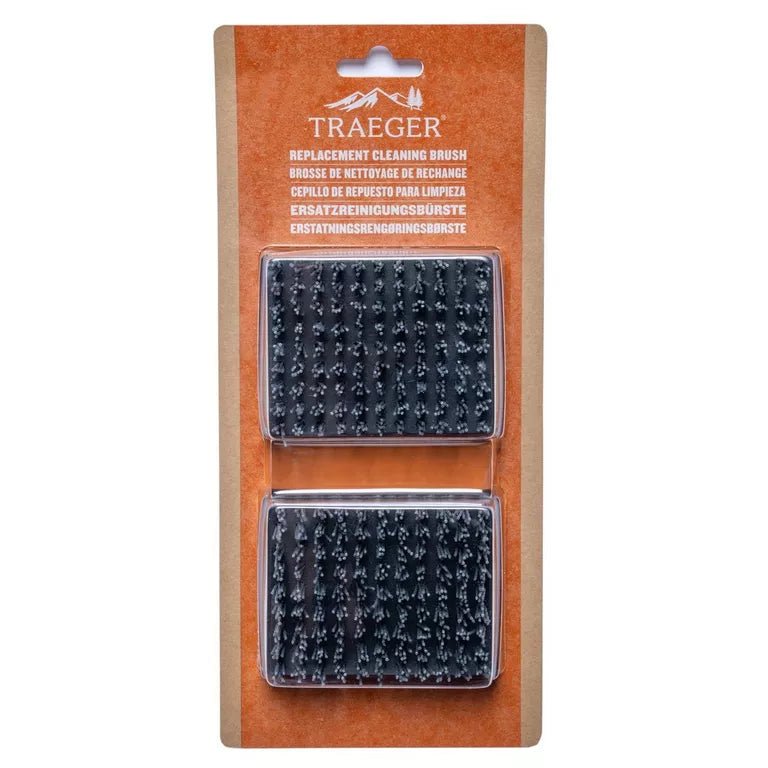 Traeger Replacement BBQ Cleaning Brush Head (2 Pack) - Smokin Good Wood